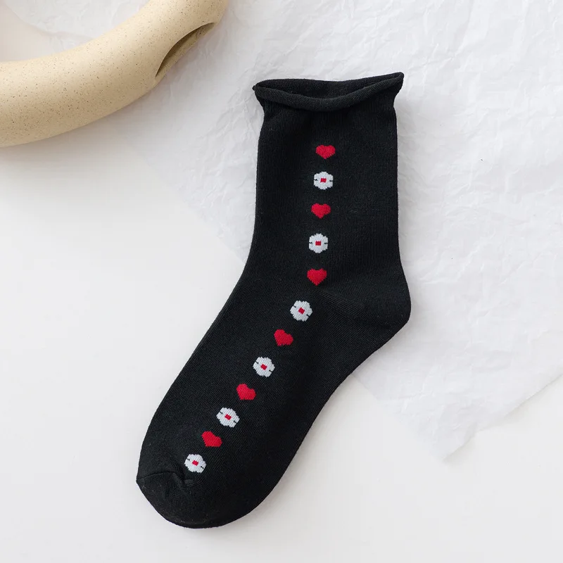 Autumn Winter Women Floral Cute Socks Heart Female Korean Japanese Warm Crew Cotton Socks for Women Printed Socks
Autumn Winter Women Floral Cute Socks Heart Female Korean Japanese Warm Crew Cotton Socks for Women Printed Socks