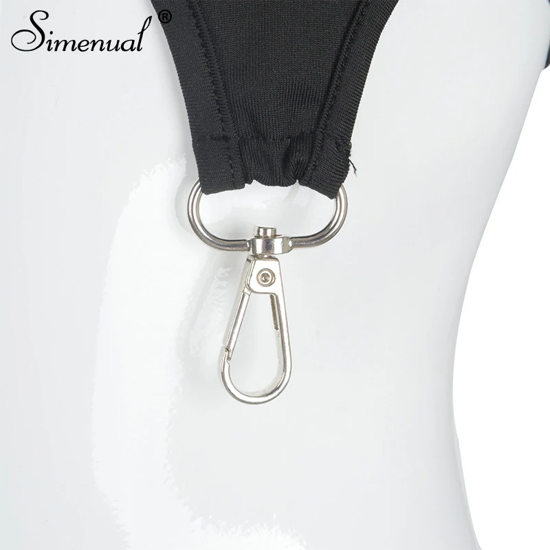 Simenual Skinny Long Sleeve Crop Tops Women Black Streetwear Casual Sporty T Shirts 2021 Spring Fashion Bodycon One Piece Outfit
Simenual Skinny Long Sleeve Crop Tops Women Black Streetwear Casual Sporty T Shirts 2021 Spring Fashion Bodycon One Piece Outfit