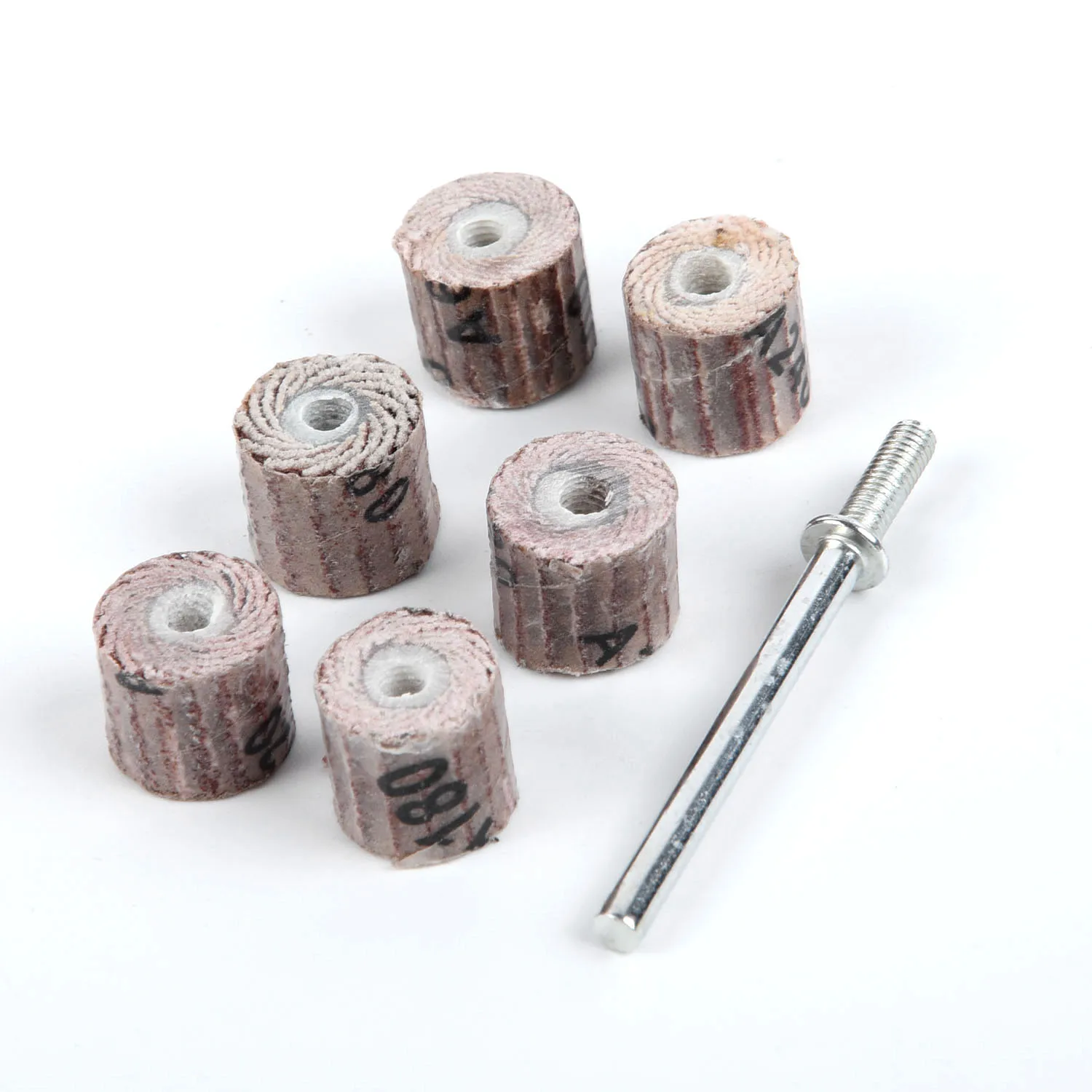 6PCS 80-600 Grit Flap Wheel Sanding + 1PC Mandrel For Grinder Rotary Accessories Polishing Metals And Non-metallic Materials
6PCS 80-600 Grit Flap Wheel Sanding + 1PC Mandrel For Grinder Rotary Accessories Polishing Metals And Non-metallic Materials