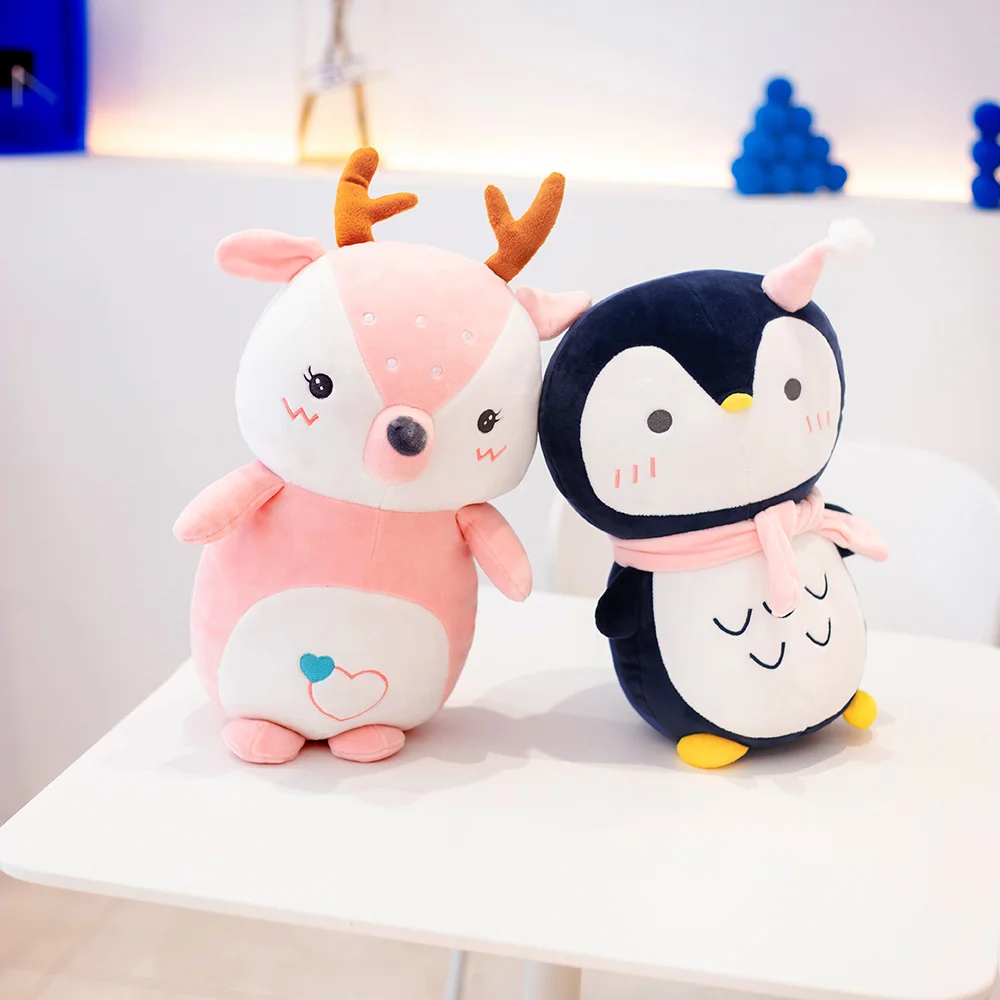 Kawaii lion penguin elk cute pet series animal hand-made stuffed toy doll baby soothing animal doll home decoration birthday gif
Kawaii lion penguin elk cute pet series animal hand-made stuffed toy doll baby soothing animal doll home decoration birthday gif