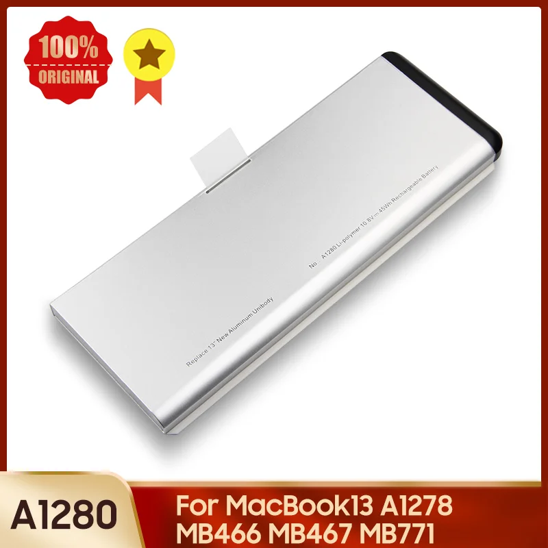 Аккумулятор A1280 для MacBook 13 A1278 MB466 MB467 MB771 45 Втч + инструменты 100% оригинал | Мобильные