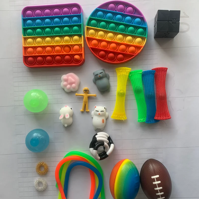 Fidget Toys Anti Stress Set Stretchy Strings Pop It Popit Gift Pack Adults Children Squishy Sensory Antistress Relief Figet Toys
Fidget Toys Anti Stress Set Stretchy Strings Pop It Popit Gift Pack Adults Children Squishy Sensory Antistress Relief Figet Toys