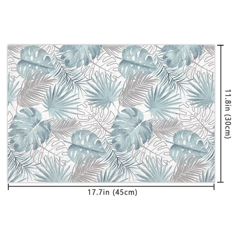 Simple tropical palm leaf Placemat Table Mat Coaster Bowl Coaster 45*30cm kitchen Home Decoration Printing Non-Slip Washable Mat 
Simple tropical palm leaf Placemat Table Mat Coaster Bowl Coaster 45*30cm kitchen Home Decoration Printing Non-Slip Washable Mat