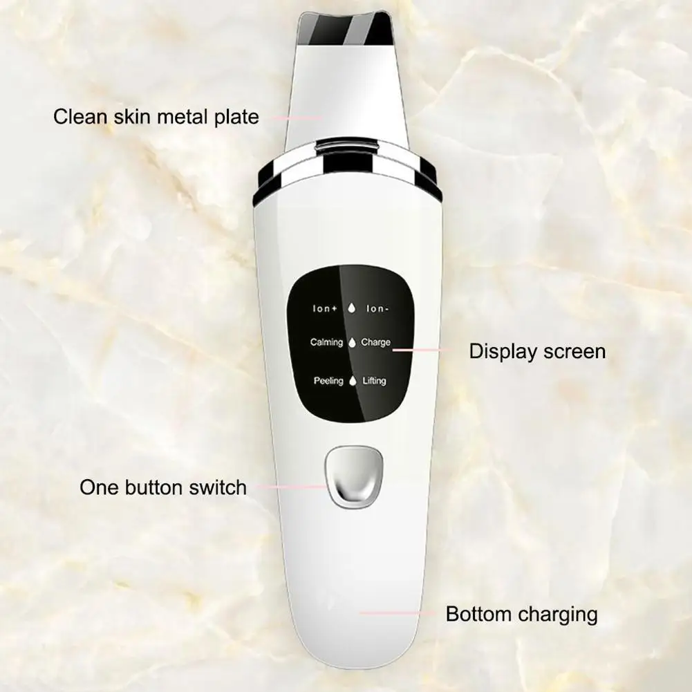 Facial Ultrasonic Negative Ion Blackhead Acne Grease Massager Care Pore Remover Tools Beauty Facial Skin B1H8
Facial Ultrasonic Negative Ion Blackhead Acne Grease Massager Care Pore Remover Tools Beauty Facial Skin B1H8