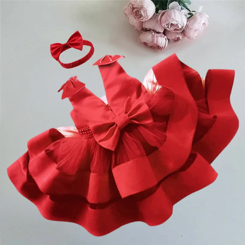 Newborn Baby Girls 1 Year Birthday Dress Backless Elegant Party Christening Gown Toddler Bow Outfit For Baptism Princess Clothes
Newborn Baby Girls 1 Year Birthday Dress Backless Elegant Party Christening Gown Toddler Bow Outfit For Baptism Princess Clothes