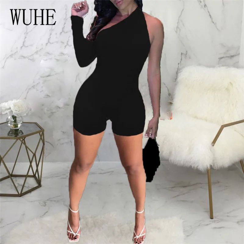WUHE Sexy Skinny Package Hip Playsuits One Shoulder Strapless Long Sleeve Nightclub Joggers Sports Fitness Party Slim Overalls
WUHE Sexy Skinny Package Hip Playsuits One Shoulder Strapless Long Sleeve Nightclub Joggers Sports Fitness Party Slim Overalls