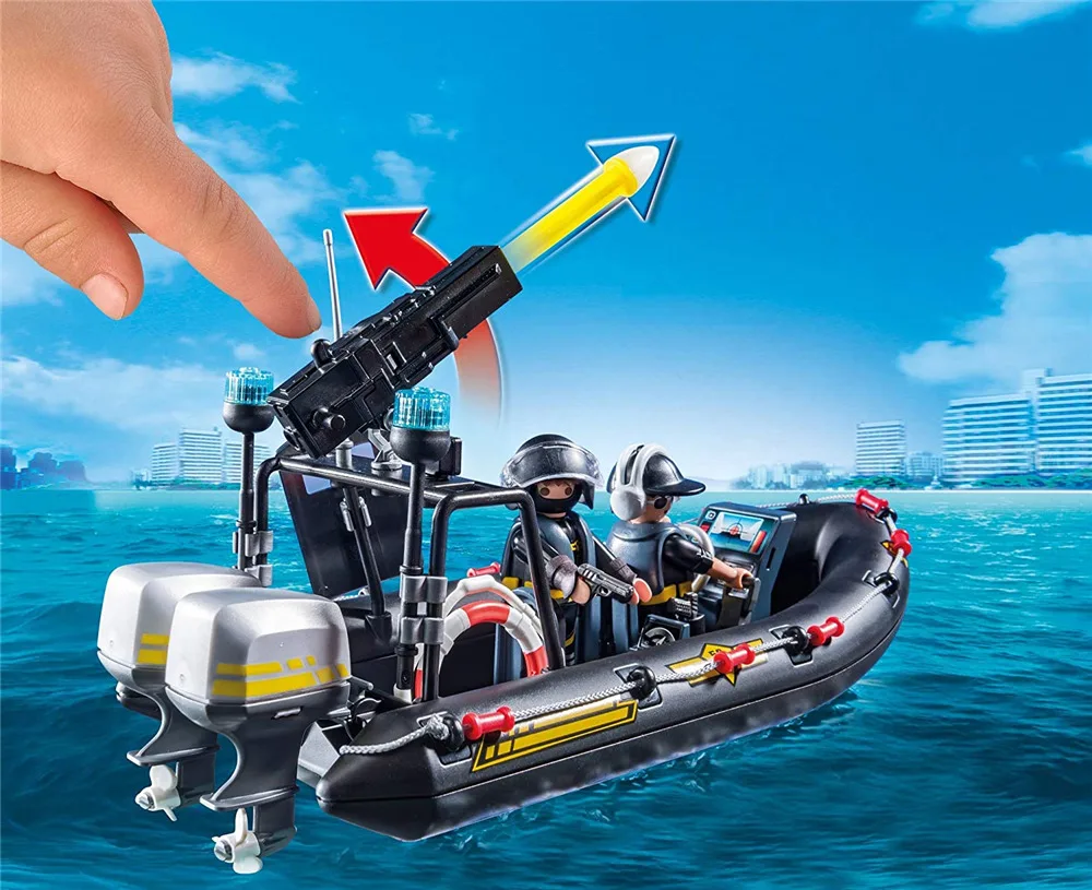 PLAYMOBIL Tactical Unit Boat building block Children Splicing Toy Birthday Christmas Gift Training hands-on ability
PLAYMOBIL Tactical Unit Boat building block Children Splicing Toy Birthday Christmas Gift Training hands-on ability