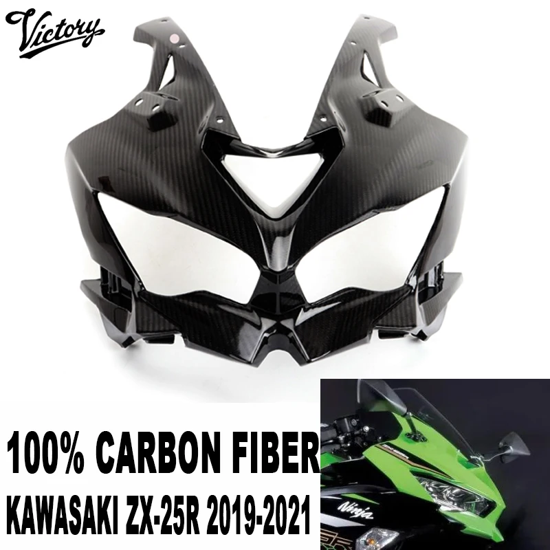 Motorcycle Parts 100% Carbon Fiber Fairing Front Protective Shell Suitable for Kawasaki ZX-25R 2020 2021 Fairing High Quality
Motorcycle Parts 100% Carbon Fiber Fairing Front Protective Shell Suitable for Kawasaki ZX-25R 2020 2021 Fairing High Quality
