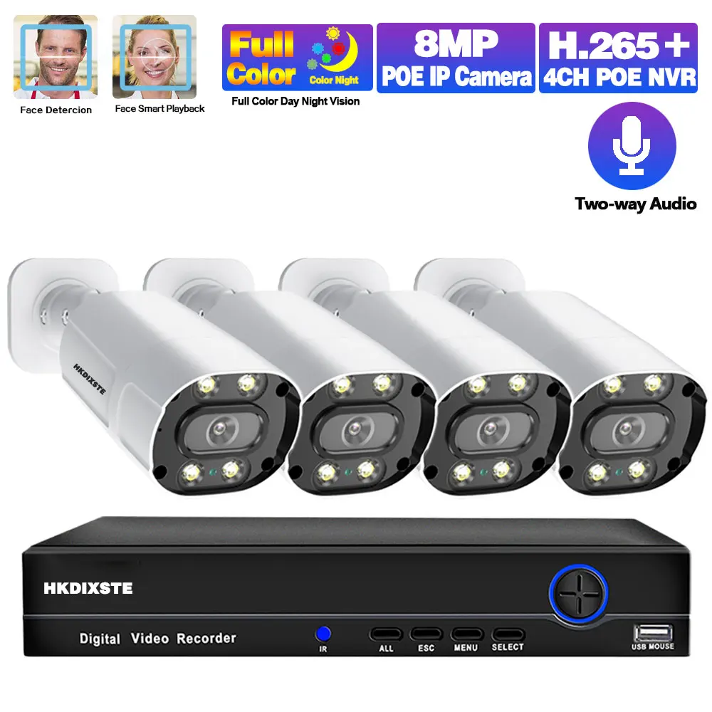 4CH 5MP HD POE NVR комплект видеонаблюдения Системы 4K двухстороннее аудио AI IP Камера! Внешняя водозащитная камера видеонаблюдения Камеры Скрытого ...
4CH 5MP HD POE NVR комплект видеонаблюдения Системы 4K двухстороннее аудио AI IP Камера! Внешняя водозащитная камера видеонаблюдения Камеры Скрытого ...