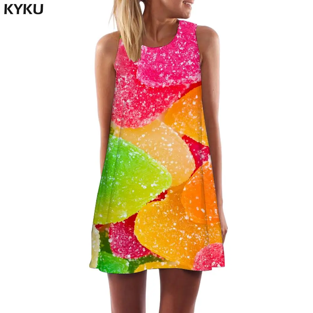 KYKU Brand Candy Dress Women Colorful Sundress Rainbow Sexy Gradient Short Womens Clothing Elegant Ladies Wrap High Quality
KYKU Brand Candy Dress Women Colorful Sundress Rainbow Sexy Gradient Short Womens Clothing Elegant Ladies Wrap High Quality
