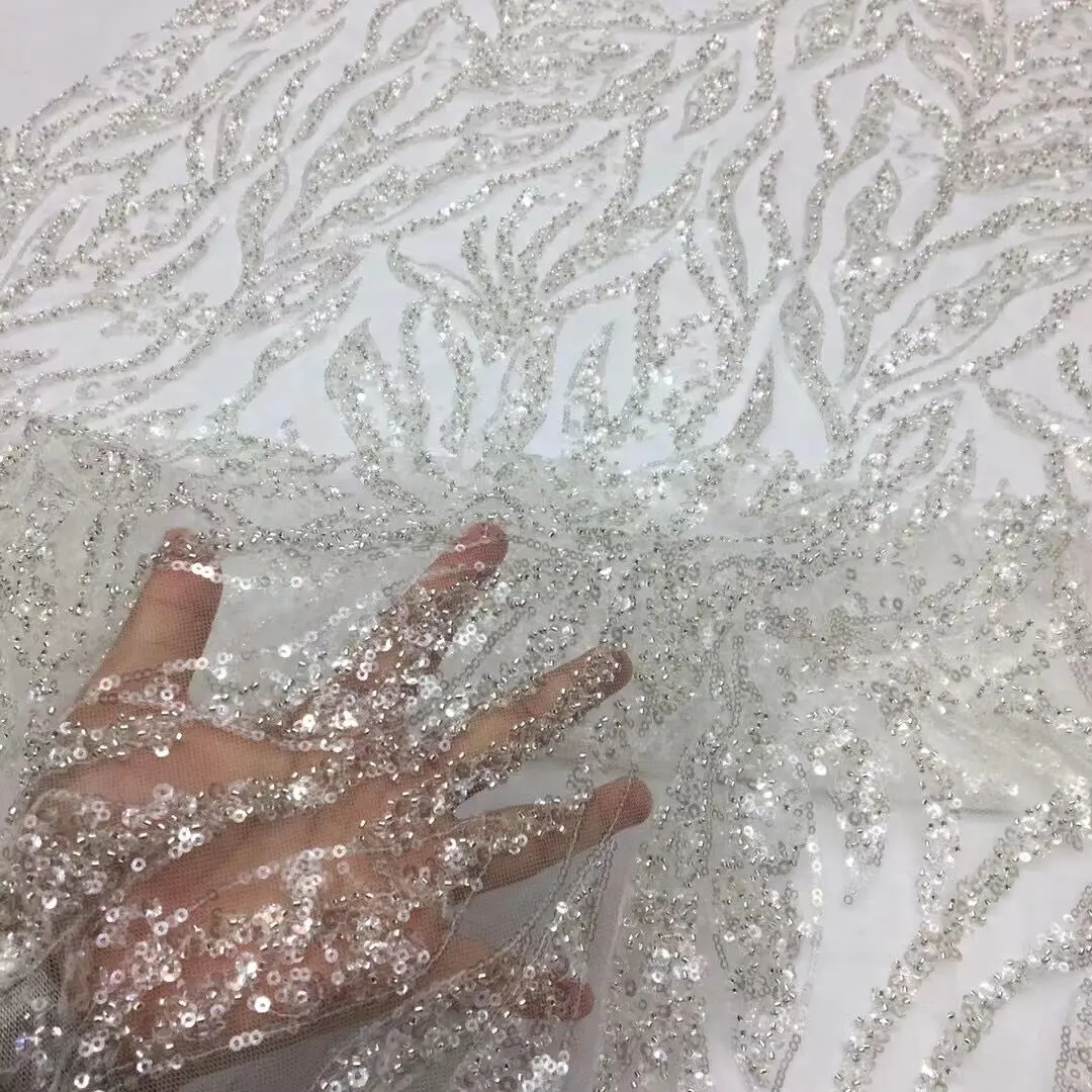 embroidery lace French ZH-4686818 African Lace Fabric With sequins and Beads Mesh Tulle Lace Fabric High Quality wedding
embroidery lace French ZH-4686818 African Lace Fabric With sequins and Beads Mesh Tulle Lace Fabric High Quality wedding