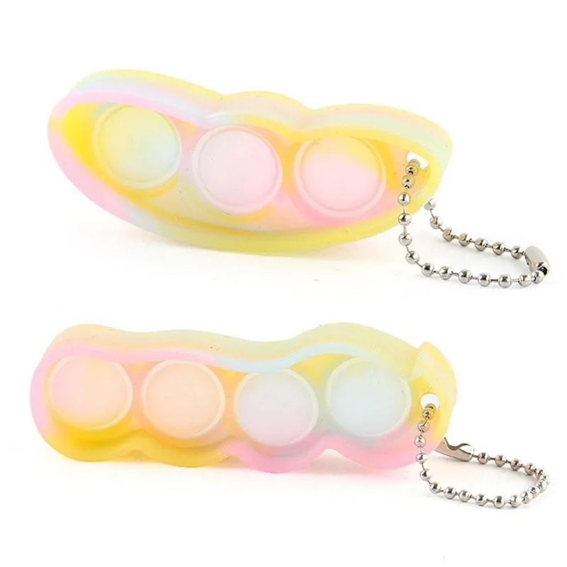 Mini Pea Pods Bubble Sensory Toy Autism Needs Squishy Stress Reliever Toys Adult Child Funny Anti-stress Fidget Keychain
Mini Pea Pods Bubble Sensory Toy Autism Needs Squishy Stress Reliever Toys Adult Child Funny Anti-stress Fidget Keychain