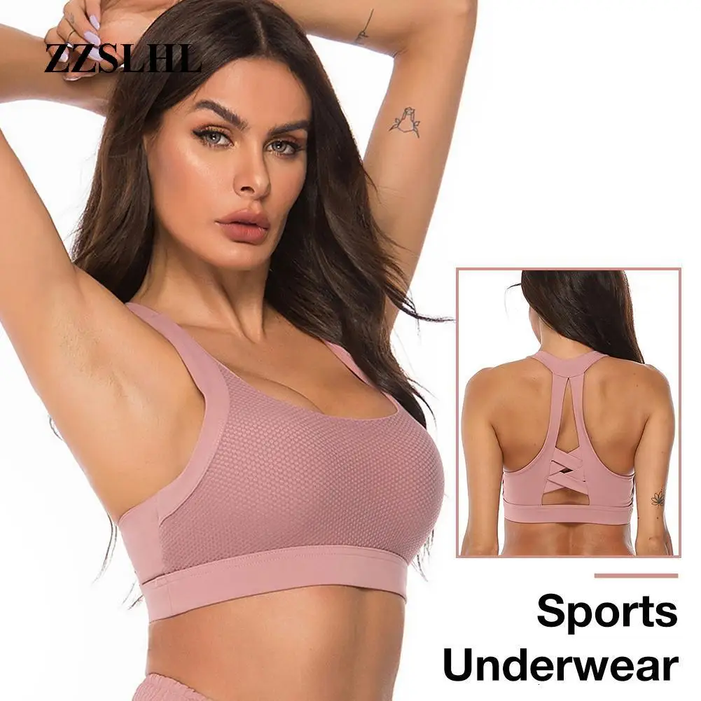 Female Sports Underwear Shockproof Gathering Beauty Back Sports Underwear for Yoga Fitness 
Female Sports Underwear Shockproof Gathering Beauty Back Sports Underwear for Yoga Fitness