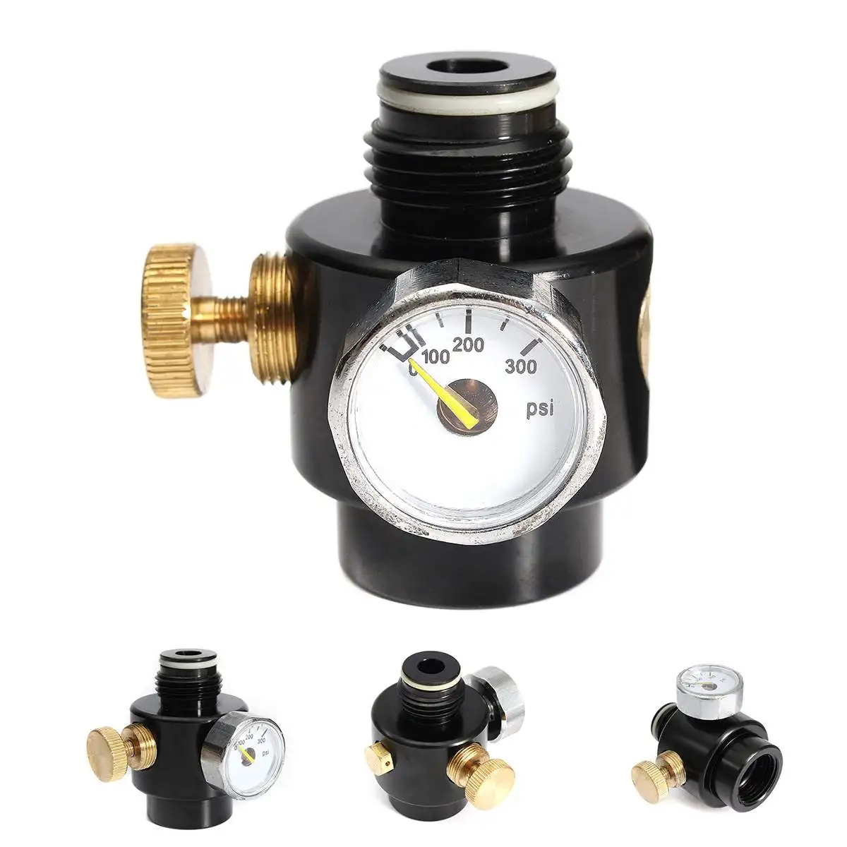 Paintball Guns PCP Co2 Compress Tank Regulator Max Input 1500psi and Output 0-300psi Paintball Accessories
Paintball Guns PCP Co2 Compress Tank Regulator Max Input 1500psi and Output 0-300psi Paintball Accessories