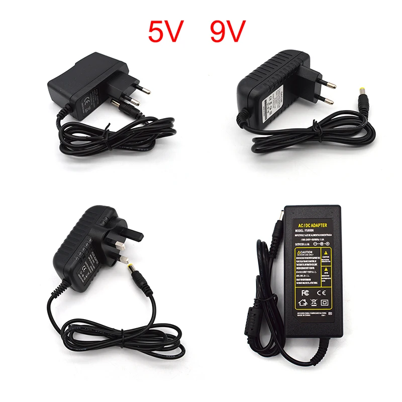 

AC 100-240V DC 5V 9V 1A 2A 3A 5A 6A 8A Universal Power Adapter Supply Charger Adaptor For US EU UK AU Plug CCTV LED Light Strip