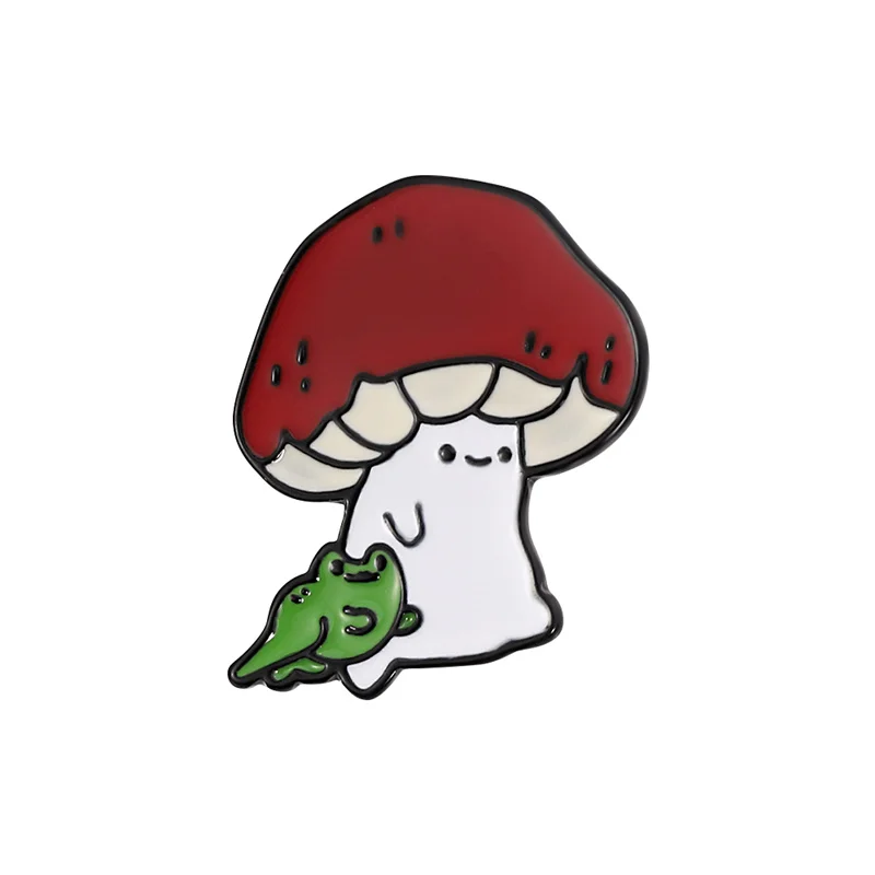 2021 Popular Cute Mushroom With Frog Enamel Pin Brooch Cartoon Ornament Shirt Lapel Ornament Animal Badge Children's Day Gift
2021 Popular Cute Mushroom With Frog Enamel Pin Brooch Cartoon Ornament Shirt Lapel Ornament Animal Badge Children's Day Gift