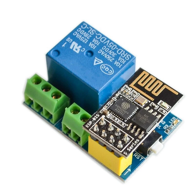Релейный модуль управления умным домом 5 В ESP8266 для Arduino Phone APP ESP01S - купить по