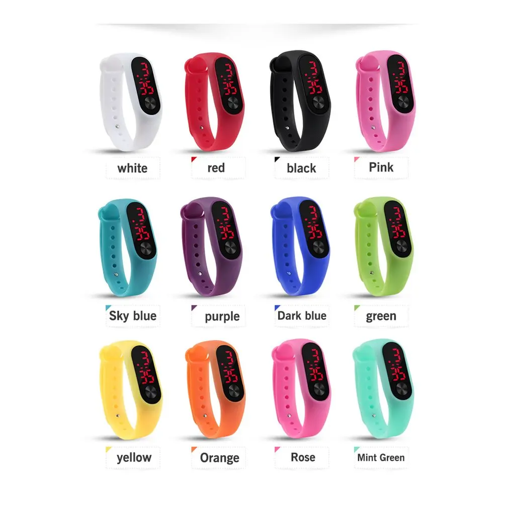 Male Famale Casual Sports Bracelet Watches Durable LED Electronic Digital Comfortable Silicone Wrist Watch
Male Famale Casual Sports Bracelet Watches Durable LED Electronic Digital Comfortable Silicone Wrist Watch