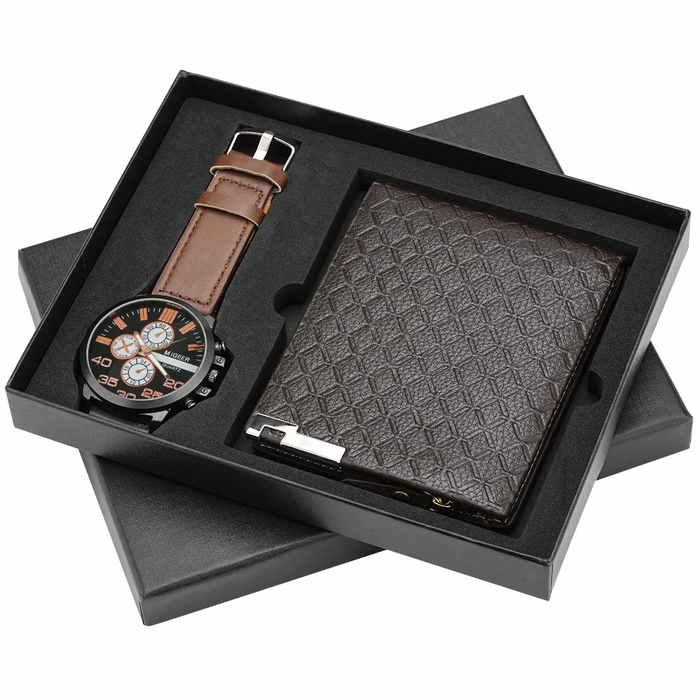 2pcs / set success men's luxury boutique gift set Wallet + belt quartz watch best selling quartz watch
2pcs / set success men's luxury boutique gift set Wallet + belt quartz watch best selling quartz watch