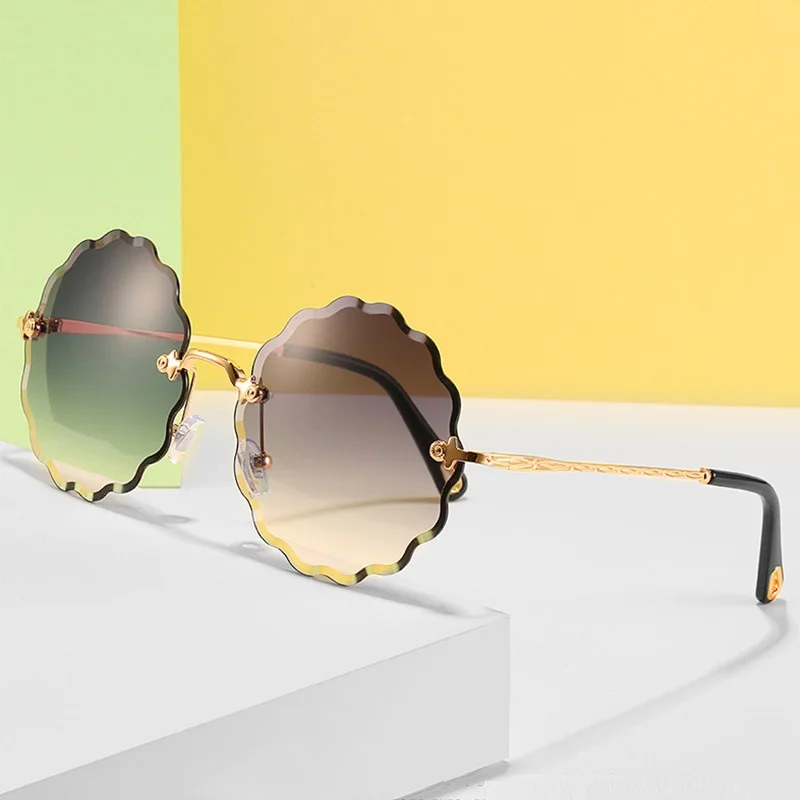 Women's Round Sunglasses Metal 2020 High Quality Men Shades Fashion Luxury Rimless Sun Glasses Female Ladies Eyewear Oculos de
Women's Round Sunglasses Metal 2020 High Quality Men Shades Fashion Luxury Rimless Sun Glasses Female Ladies Eyewear Oculos de