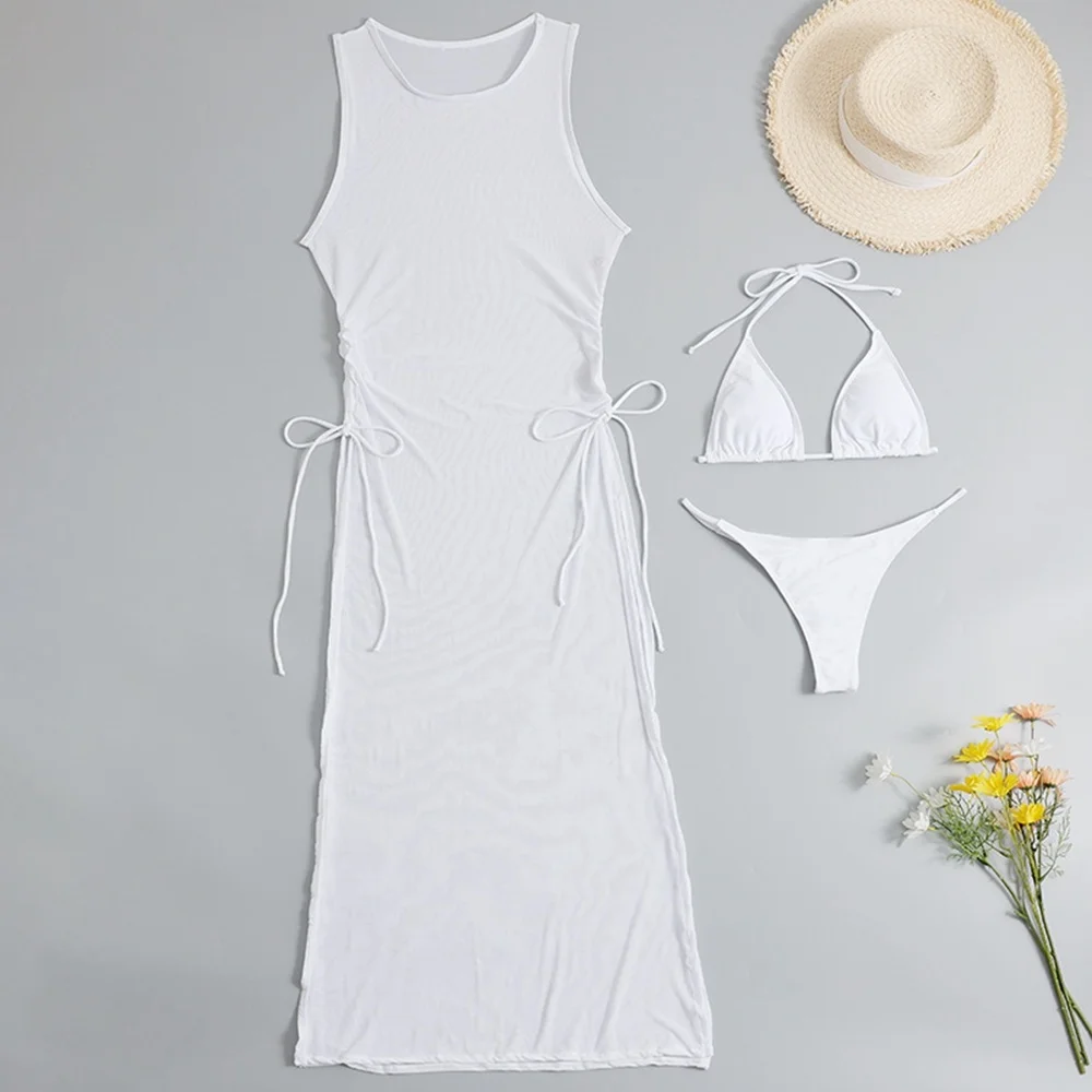 Three Pieces Bikini Set 2021 New Sexy Swimwear Women Swimsuit Female Bikini And Beach Dress Lady Bather Bathing Suits Swim Suit
Three Pieces Bikini Set 2021 New Sexy Swimwear Women Swimsuit Female Bikini And Beach Dress Lady Bather Bathing Suits Swim Suit