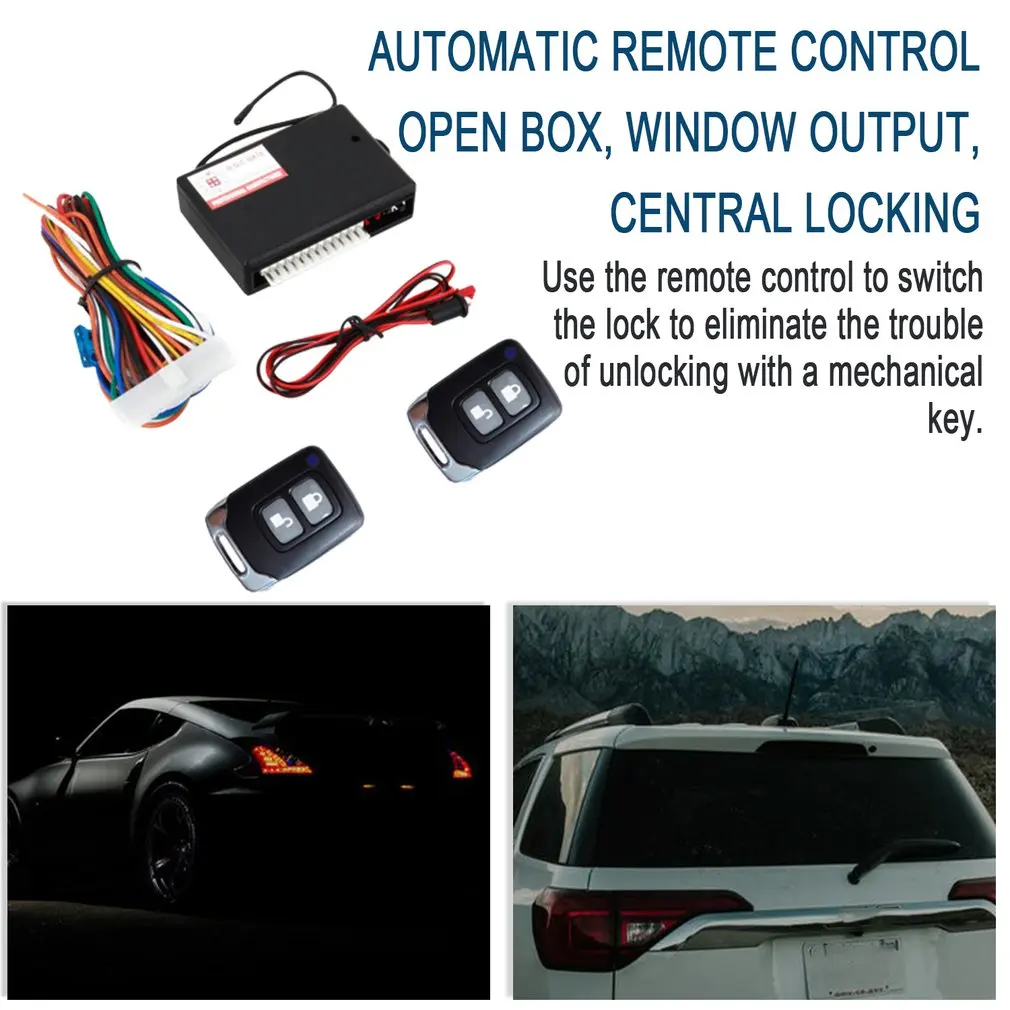 Universal 12V Automobile Car Remote Central Kit Lock UnlocK Keyless Entry System Power Central Locking with Remote Control Box
Universal 12V Automobile Car Remote Central Kit Lock UnlocK Keyless Entry System Power Central Locking with Remote Control Box