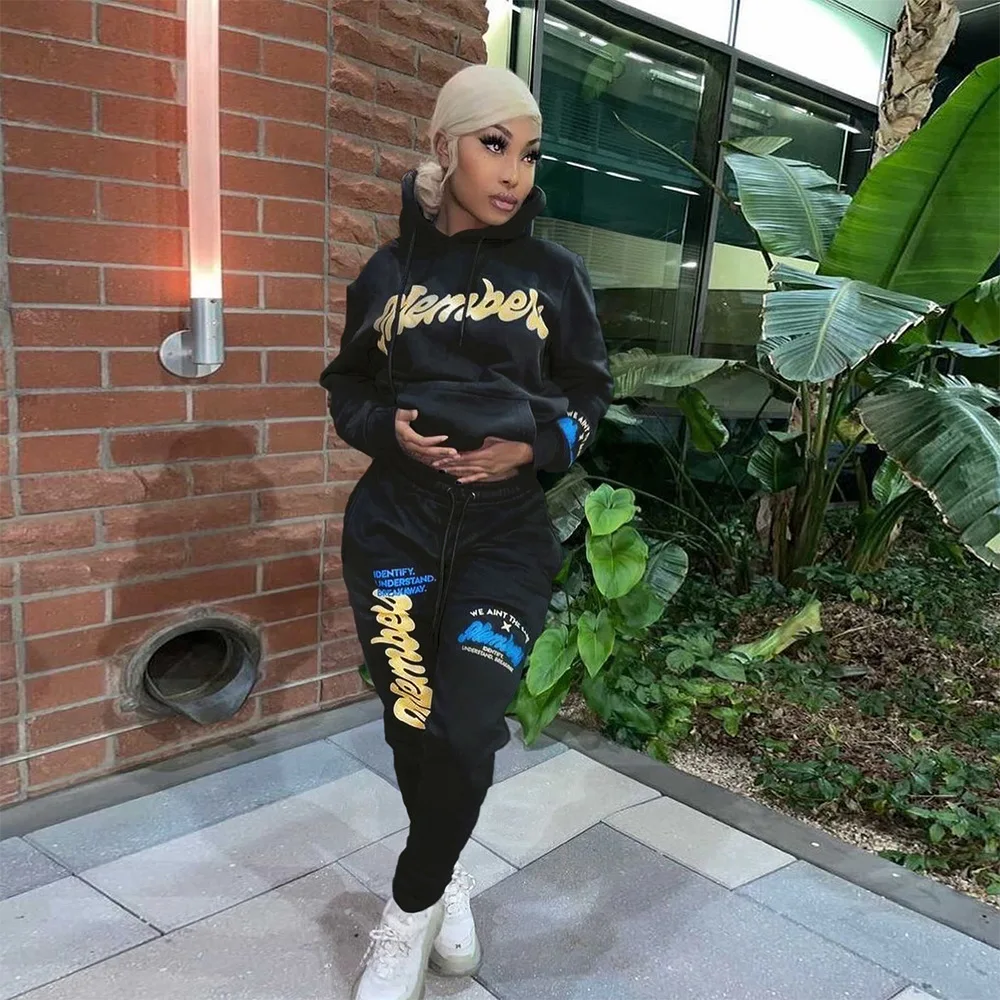 Женский спортивный костюм Харадзюку, комплект из двух предметов, свитшот с капюшоном и длинными рукавами и карманами и мешковатые спортивн...
Женский спортивный костюм Харадзюку, комплект из двух предметов, свитшот с капюшоном и длинными рукавами и карманами и мешковатые спортивн...