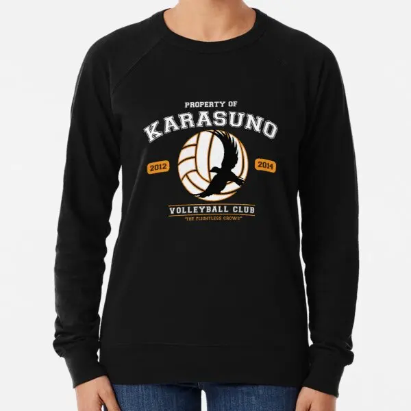 Team Karasuno Print Black Lightweight Sweatshirt Long Sleeved Ladies Pullovers Suit Women Hoodies Autumn Men O Neck Fashion
Team Karasuno Print Black Lightweight Sweatshirt Long Sleeved Ladies Pullovers Suit Women Hoodies Autumn Men O Neck Fashion