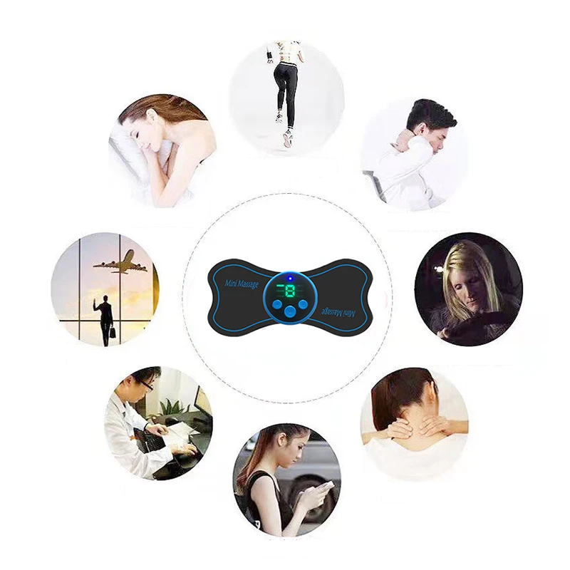 USB Charging Neck Massager Mini Pulse Neck Back Cervical Massager Patch 6 Massage Modes Relaxation Body Health Care Gift
USB Charging Neck Massager Mini Pulse Neck Back Cervical Massager Patch 6 Massage Modes Relaxation Body Health Care Gift
