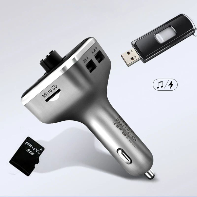 MP3 Player Car FM Transmitter Universal Wireless Radio Adapter Bluetooth-compatible Receiver 3.1A Auto Charger Dual USB
MP3 Player Car FM Transmitter Universal Wireless Radio Adapter Bluetooth-compatible Receiver 3.1A Auto Charger Dual USB