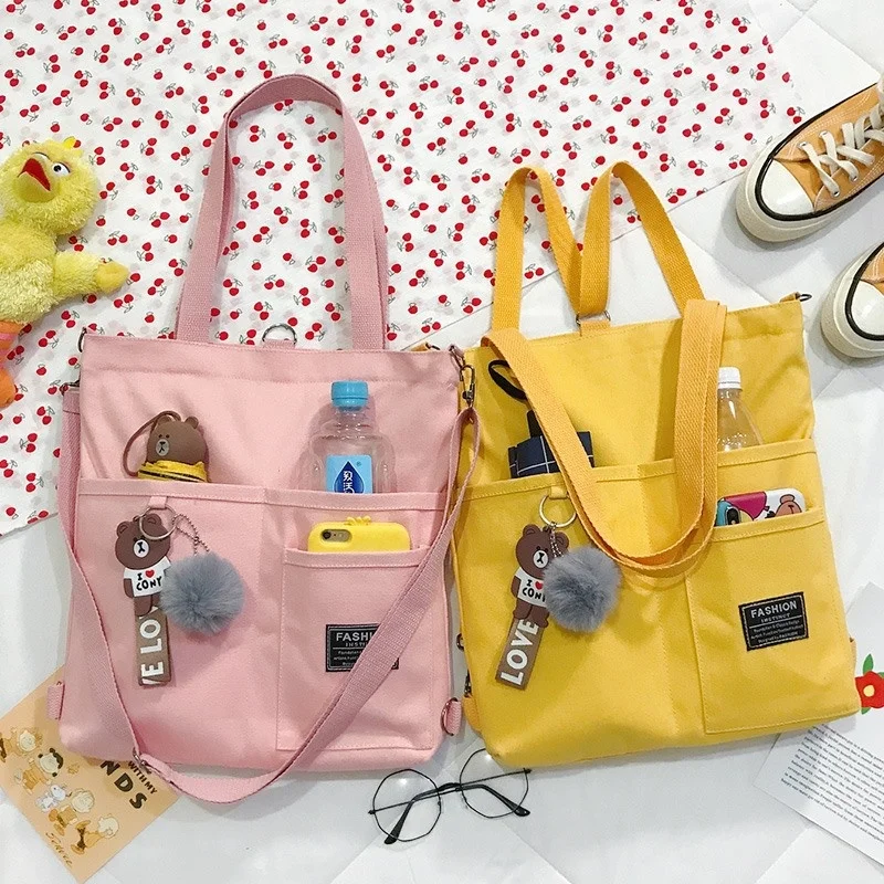 Girl's canvas schoolbag 2020 new multi-purpose light tutorial backpack for primary school students Single Shoulder Messenger
Girl's canvas schoolbag 2020 new multi-purpose light tutorial backpack for primary school students Single Shoulder Messenger