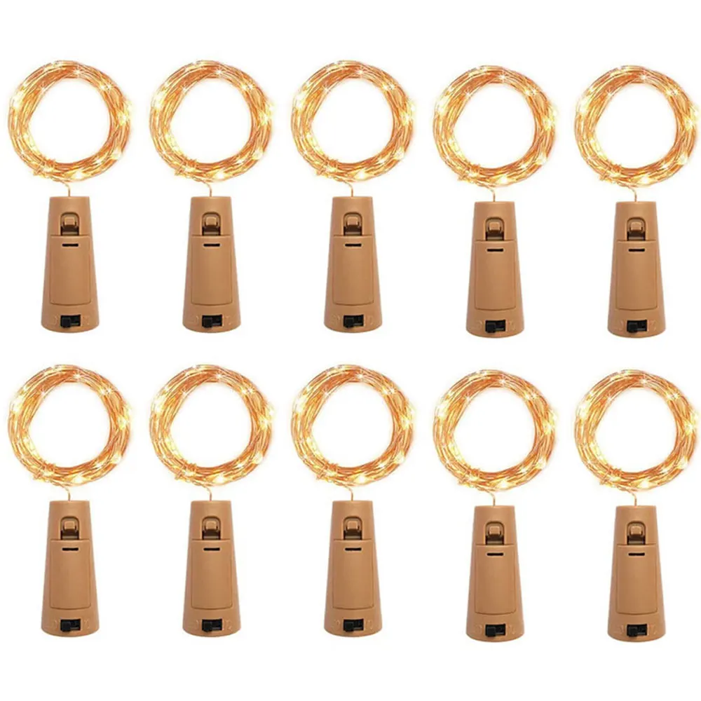 10Pcs 10/20/30 LED Battery Powered Garland Bottle Lights with Cork Sliver Wire Colorful Fairy Lights String for Party Wedding
10Pcs 10/20/30 LED Battery Powered Garland Bottle Lights with Cork Sliver Wire Colorful Fairy Lights String for Party Wedding