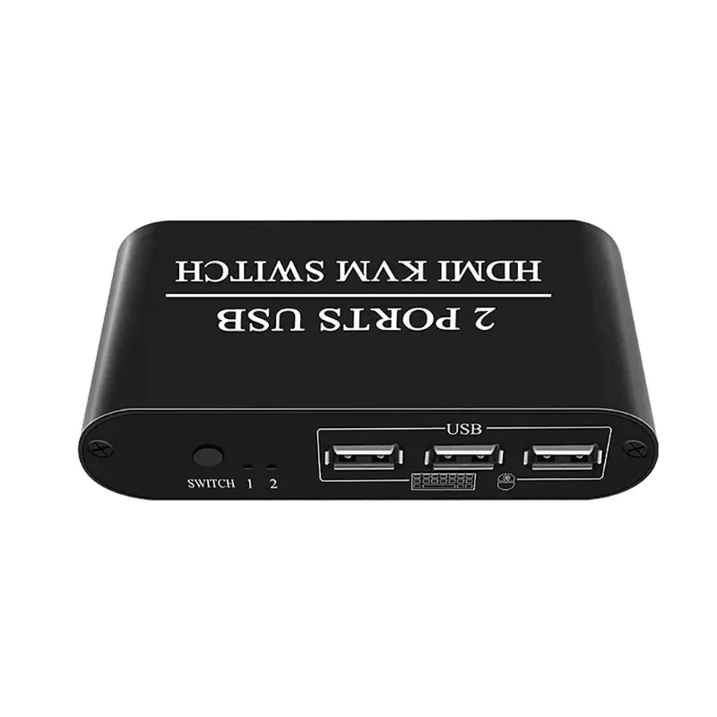 4K High Definition KVM Switch 2-Port USB Manual HDMI-compatible Switcher Box P9YA
4K High Definition KVM Switch 2-Port USB Manual HDMI-compatible Switcher Box P9YA