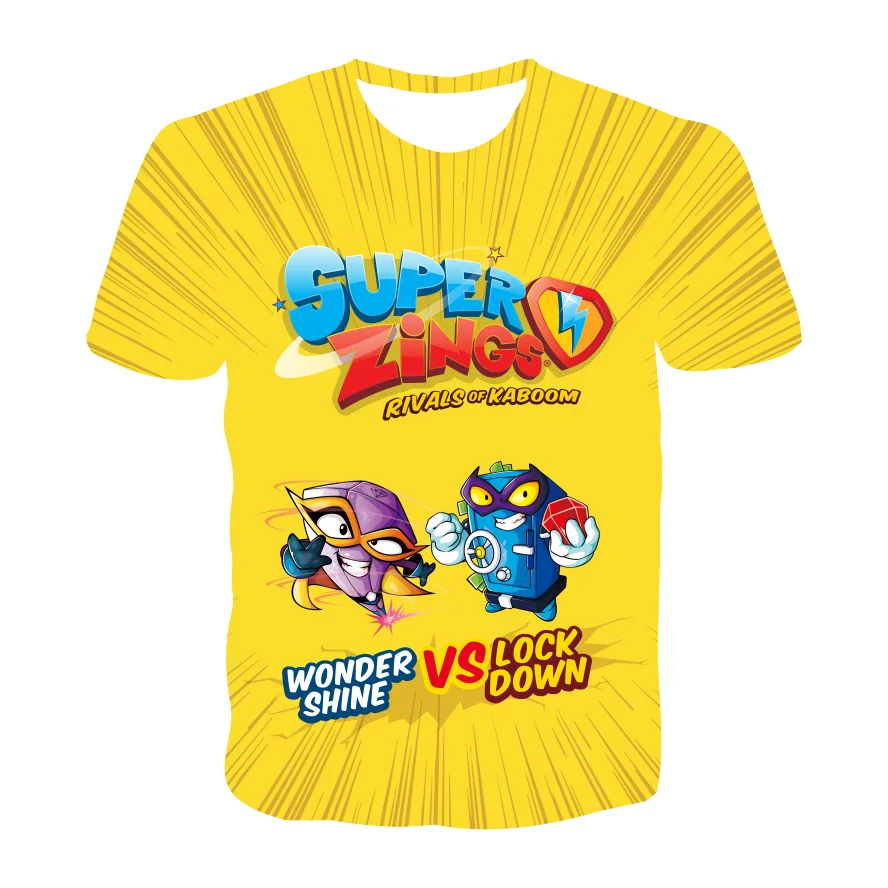 Super Zings Boys Clothes Baby 3d Funny T-shirt Children Superzings Cothes Boy graphic T-shirts Anime Hip-Hop Boys Girls Clothing
Super Zings Boys Clothes Baby 3d Funny T-shirt Children Superzings Cothes Boy graphic T-shirts Anime Hip-Hop Boys Girls Clothing