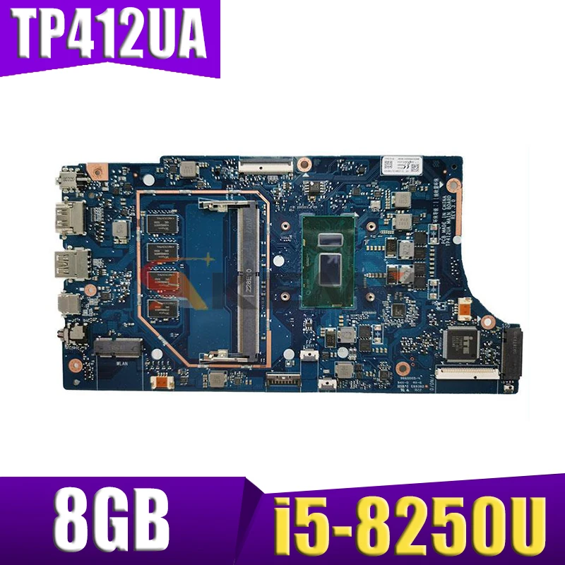 Akemy TP412UA оригинальная материнская плата i5-8250U CPU 8GB RAM для ASUS Vivobook Flip14 TP412UA TP412U TP412 материнская плата для ноутбука
Akemy TP412UA оригинальная материнская плата i5-8250U CPU 8GB RAM для ASUS Vivobook Flip14 TP412UA TP412U TP412 материнская плата для ноутбука