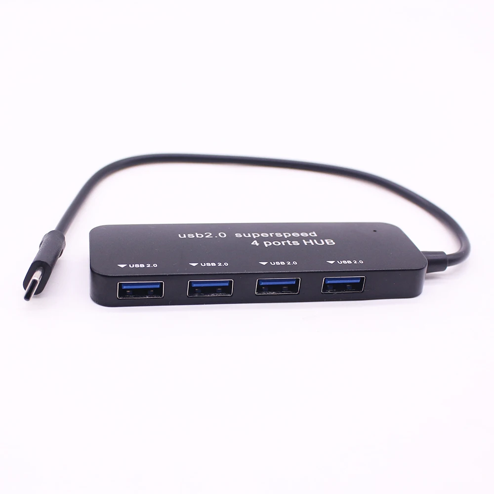 4 в 1 хаб порты USB 2 0 адаптер OTG Type-C USB-C HUB для ПК ноутбука Macbook Заводская цена высокое