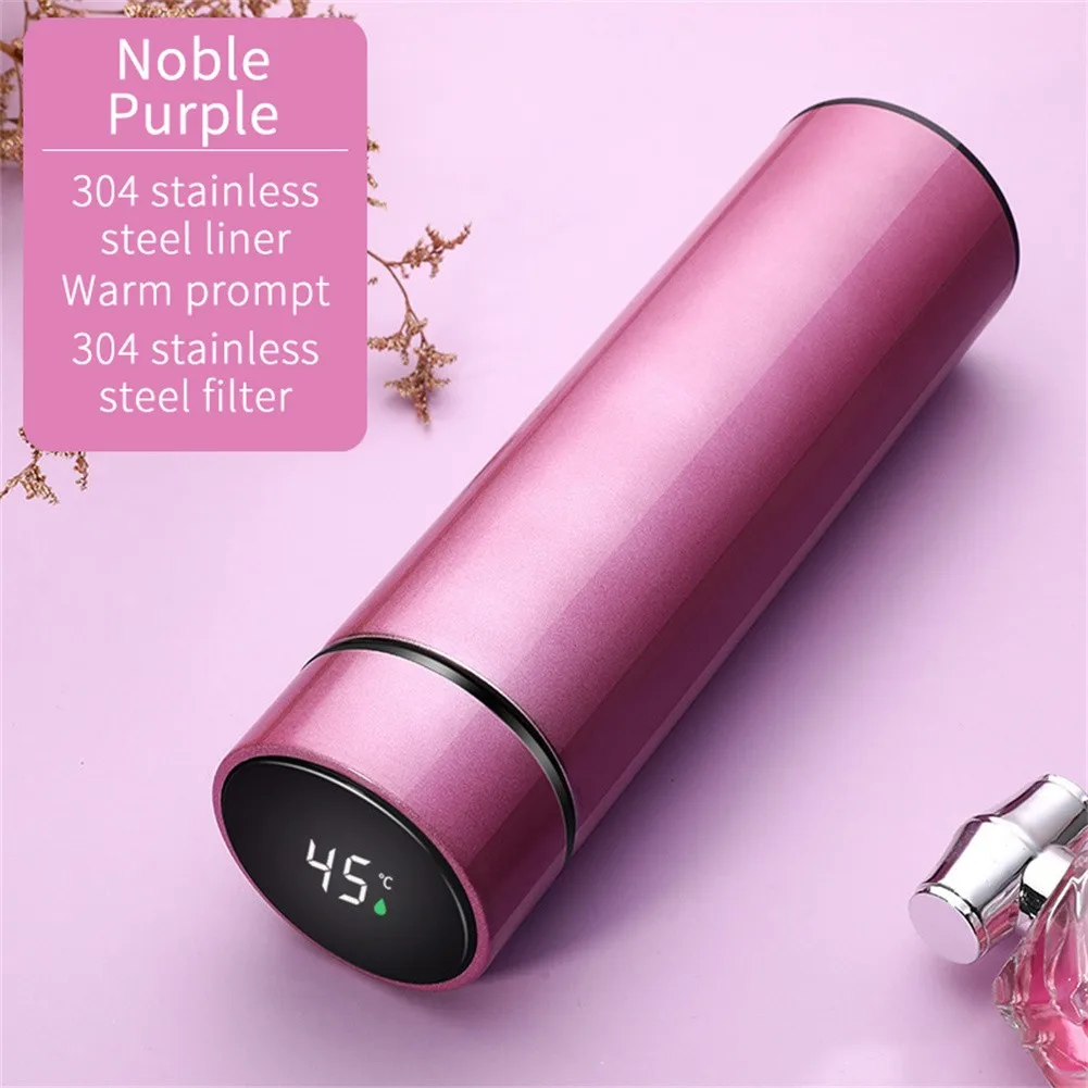 500ml Double Wall Stainless Steel Tumbler With LED Temperature Display Vacuum Insulated Cup Sports Water Bottle
500ml Double Wall Stainless Steel Tumbler With LED Temperature Display Vacuum Insulated Cup Sports Water Bottle