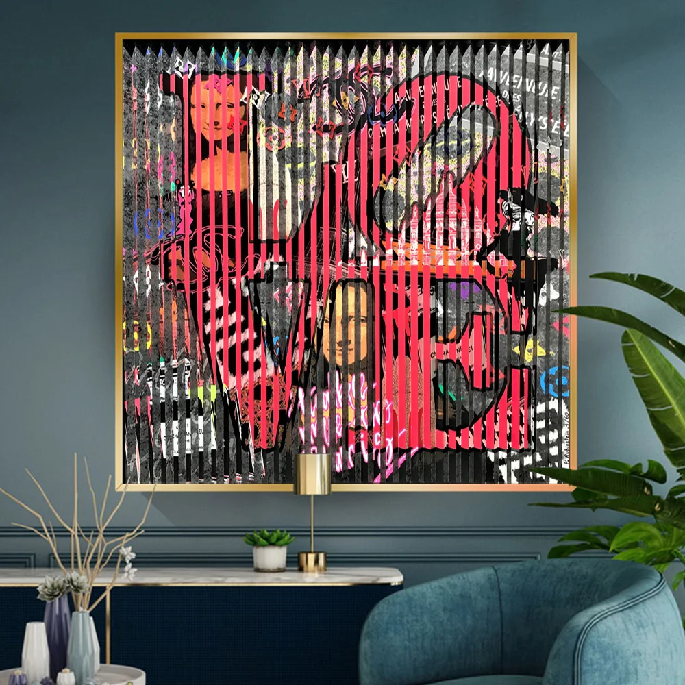 Modern Graffiti LOVE Wordart Poster Painting On Canvas Wall Art Prints Watercolour Pictures For Living Room Decoration
Modern Graffiti LOVE Wordart Poster Painting On Canvas Wall Art Prints Watercolour Pictures For Living Room Decoration