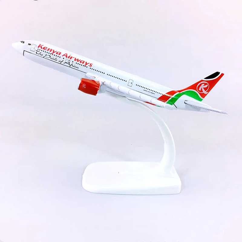 16 см масштаб 1:400 Кения дыхательные пути Боинг B777 модель самолета авиационная из