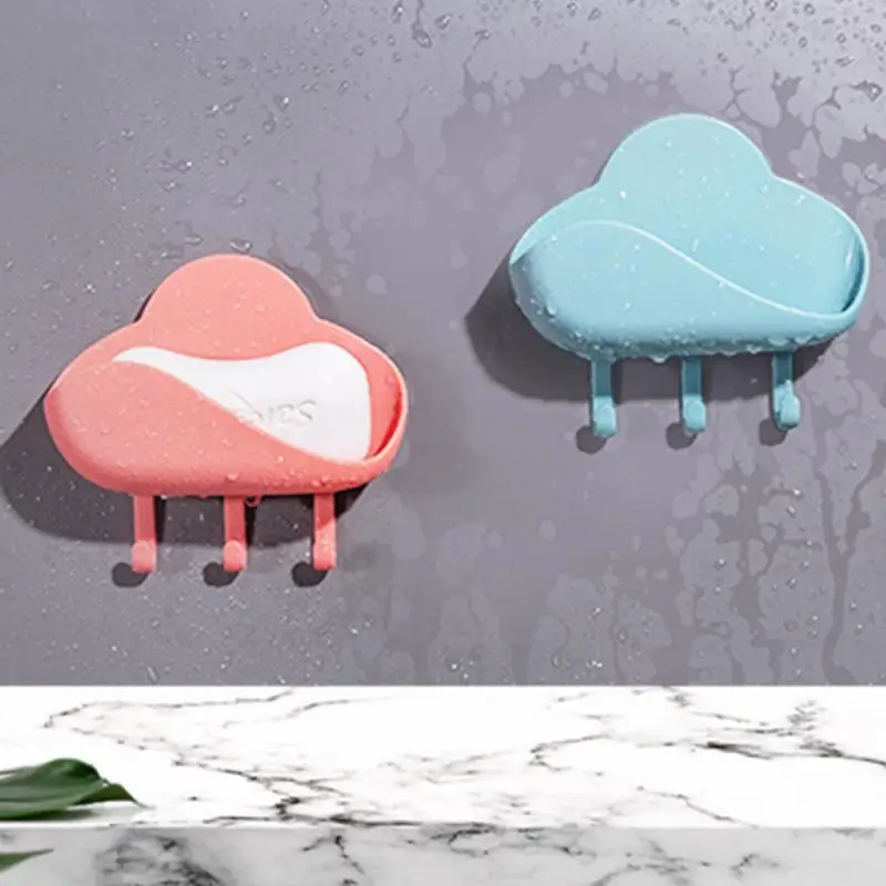 1pcs Bathroom Soap Dish Free Punch Cloud Soap Tray Rack Shower Soap Storage Box Wall Hanging Drain Rack Bathroom Supplies
1pcs Bathroom Soap Dish Free Punch Cloud Soap Tray Rack Shower Soap Storage Box Wall Hanging Drain Rack Bathroom Supplies