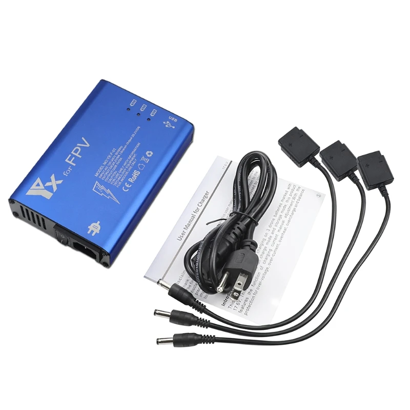 Mini Portable Battery Charger Multi-charger Dual USB Port Intelligent Charging Adapter Device For-D-JI FPV Combo Drone H054
Mini Portable Battery Charger Multi-charger Dual USB Port Intelligent Charging Adapter Device For-D-JI FPV Combo Drone H054