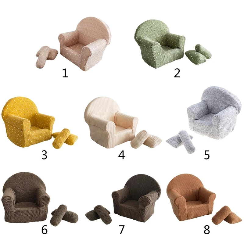 Newborn Seat Posing Modeling Sofa and Pillow Set Baby Full Moon Photo Shooting Props Infant Photograph Photography Accessories
Newborn Seat Posing Modeling Sofa and Pillow Set Baby Full Moon Photo Shooting Props Infant Photograph Photography Accessories