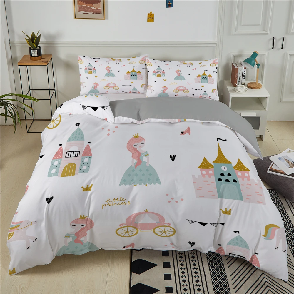 ZEIMON Rain bow Unicorn 3D Bedding Set Kids Girls Cat Quilt/Duvet Cover Queen King Size And Pillowcase Bedclothes For Bedroom
ZEIMON Rain bow Unicorn 3D Bedding Set Kids Girls Cat Quilt/Duvet Cover Queen King Size And Pillowcase Bedclothes For Bedroom