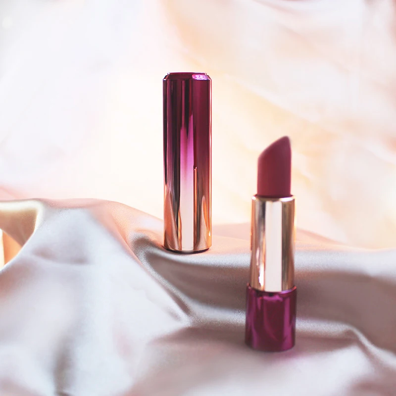 Empty Lip Stick Tubes Gold Gradient Purple Button Lipstick Tube Packaging Shell Round Plastic Lipbalm Container for Cosmetics
Empty Lip Stick Tubes Gold Gradient Purple Button Lipstick Tube Packaging Shell Round Plastic Lipbalm Container for Cosmetics