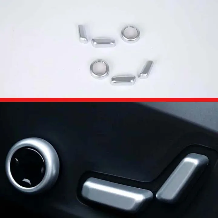 

Для Volvo XC60 2018 2019 S90 V90CC XC90 ABS Хромированная Внутренняя регулировка сиденья кнопка переключателя кнопки крышки отделки