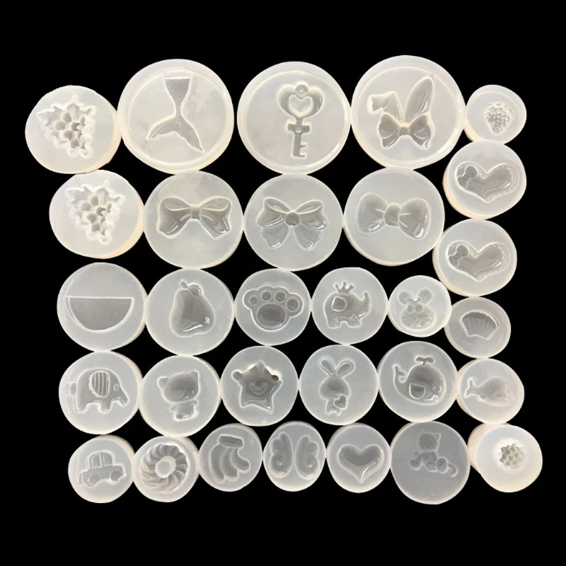 30Pcs DIY Cute Animals Fruits Pendant Resin Casting Mold Kit Bowtie Heart Rabbit Whale Epoxy Resin Mold Art Craft Tools
30Pcs DIY Cute Animals Fruits Pendant Resin Casting Mold Kit Bowtie Heart Rabbit Whale Epoxy Resin Mold Art Craft Tools