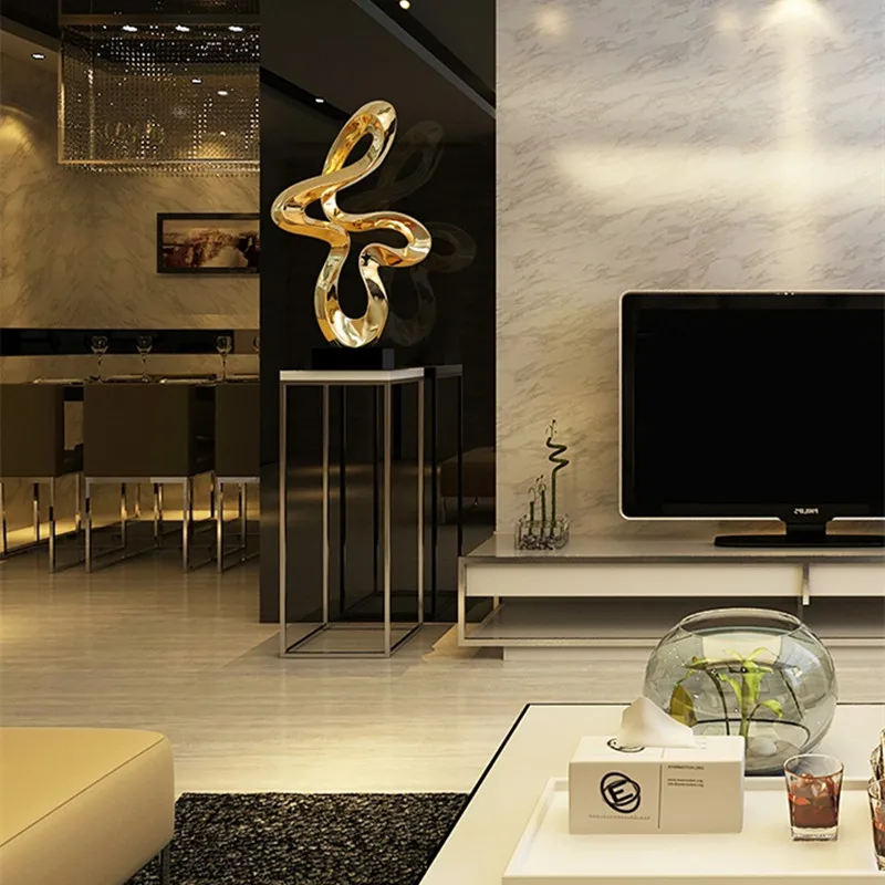 Modern Electroplated Resin Sculpture Abstract Sculpture Marble Base Statues for Decoration Home Decoration Accessories
Modern Electroplated Resin Sculpture Abstract Sculpture Marble Base Statues for Decoration Home Decoration Accessories