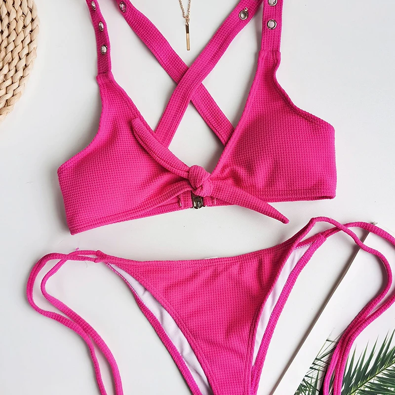 High Waist Bikinis Mujer Pink Bow Swimsuit 2020 Women String Swimwear Bandage Swimsuit Female Bathing Beach Suit Summer Swimming
High Waist Bikinis Mujer Pink Bow Swimsuit 2020 Women String Swimwear Bandage Swimsuit Female Bathing Beach Suit Summer Swimming