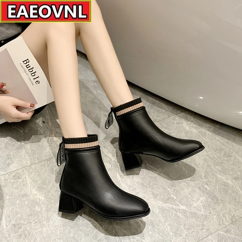 Chunky Boots for Women 2021 New Skinny Boots Chunky Boots Middle Heel Square Head Autumn/winter Korean All-match Martin Boots
Chunky Boots for Women 2021 New Skinny Boots Chunky Boots Middle Heel Square Head Autumn/winter Korean All-match Martin Boots