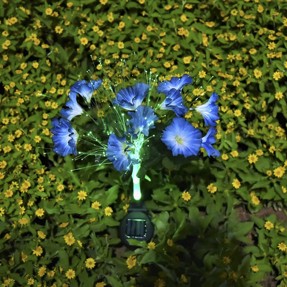 Outdoor Solar Powered LED Light Waterproof Morning Glory Lamp Easy-to-Install for Home Garden Yard Lawn Path decorate 
Outdoor Solar Powered LED Light Waterproof Morning Glory Lamp Easy-to-Install for Home Garden Yard Lawn Path decorate